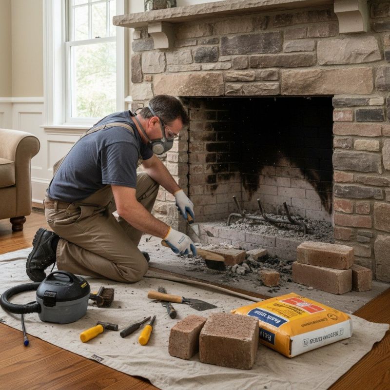 Fireplace Hearth Repair