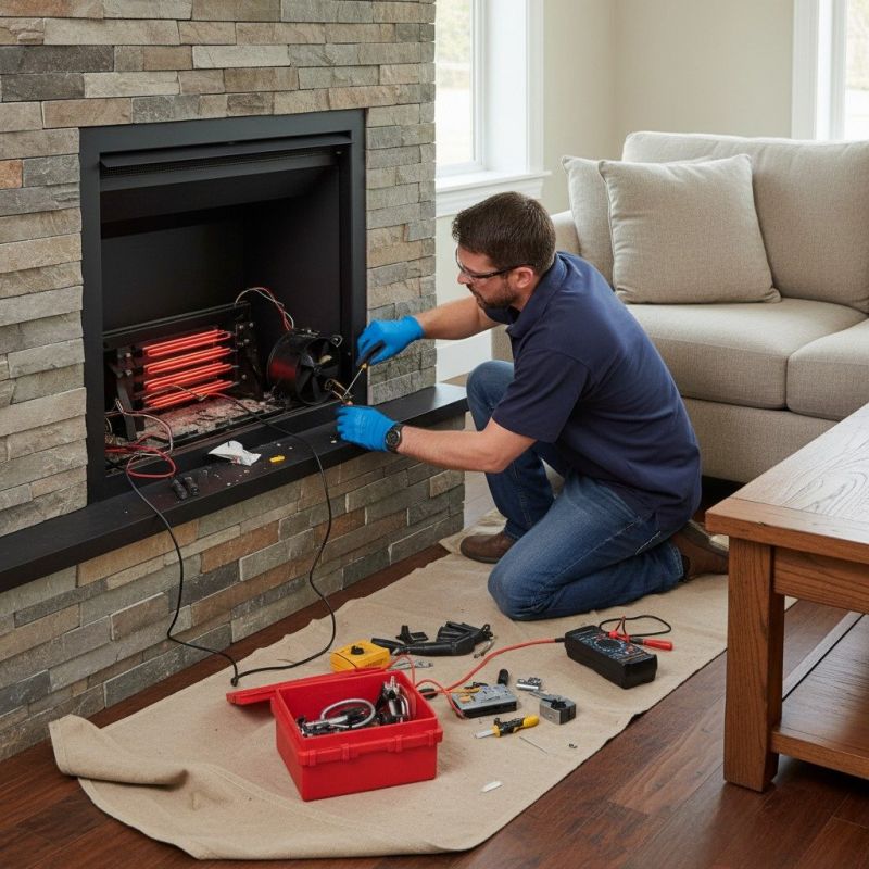 Local Fireplace Hearth Repair pros at work
